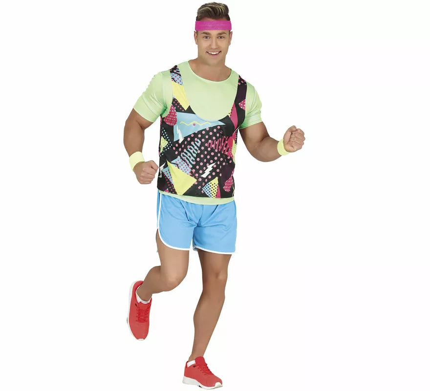 Translation missing: it.Disfraz de Aerobic de los 80' para hombre