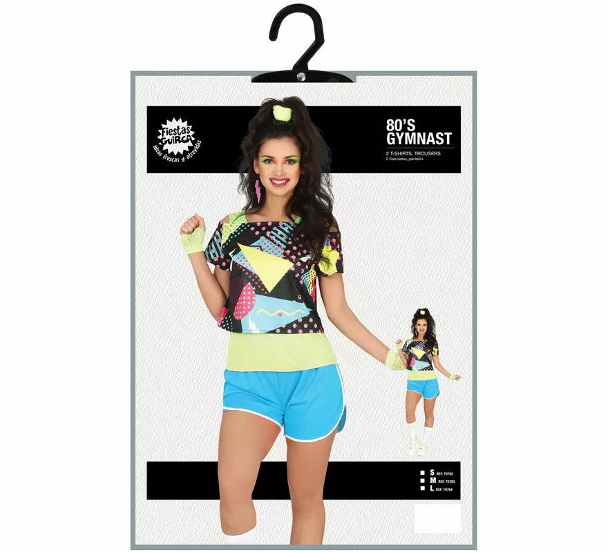 Translation missing: it.Disfraz de Aerobic de los 80' para mujer