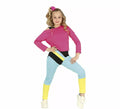 Disfraz de Aerobic de los 80' para niña