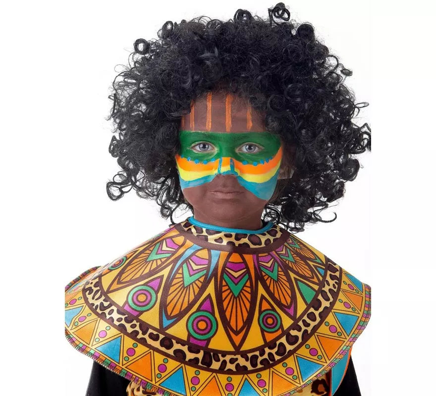 Disfraz de Africana de Tribu para niños