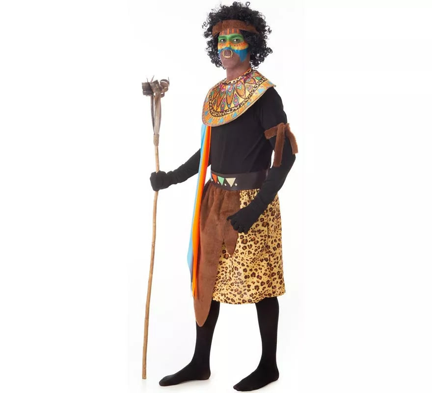 Translation missing: it.Disfraz de Africano de Tribu para hombre