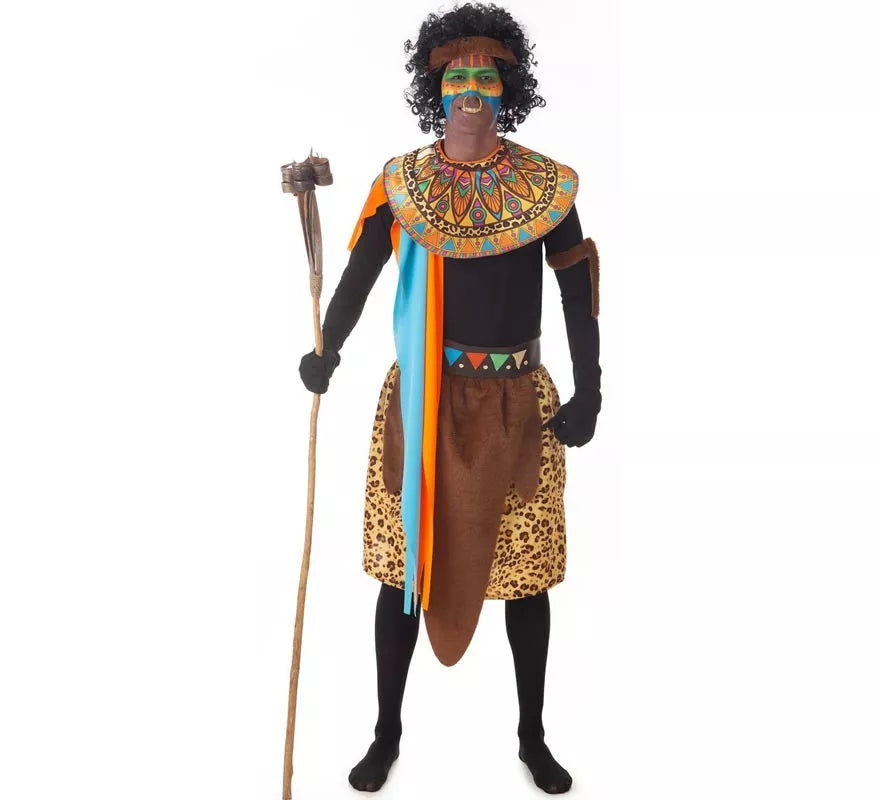 Translation missing: it.Disfraz de Africano de Tribu para hombre