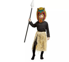 Costume zulu africano per un ragazzo