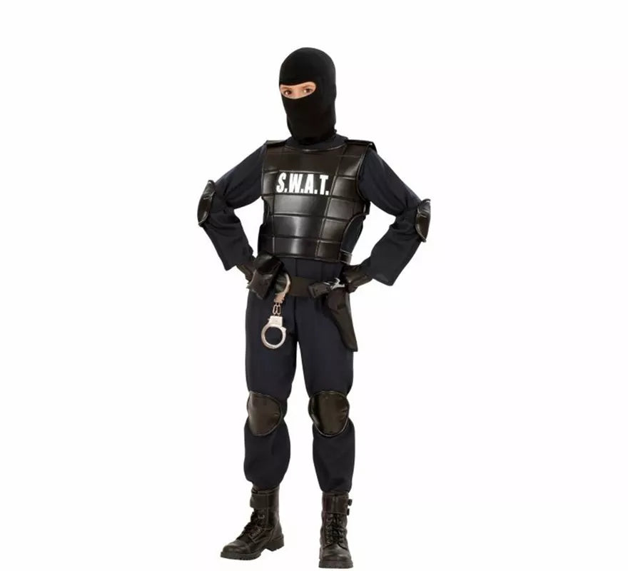 Translation missing: it.Disfraz de Agente Policía SWAT para niño