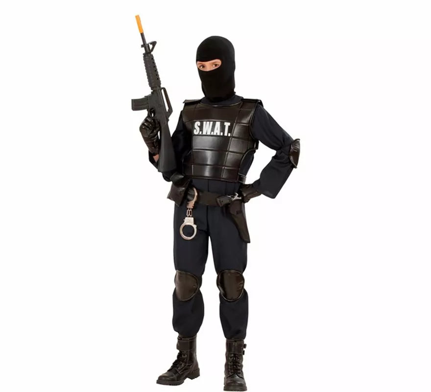 Translation missing: it.Disfraz de Agente Policía SWAT para niño