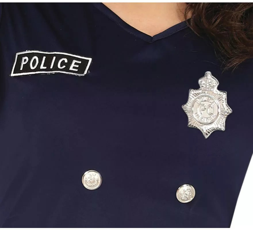 Disfraz de Agente Swat en vestido para mujer