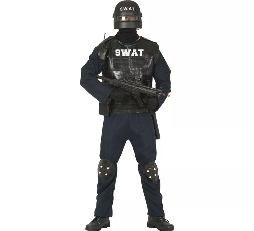 Translation missing: es.Disfraz de Agente Swat para hombre