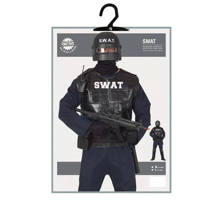 Translation missing: es.Disfraz de Agente Swat para hombre
