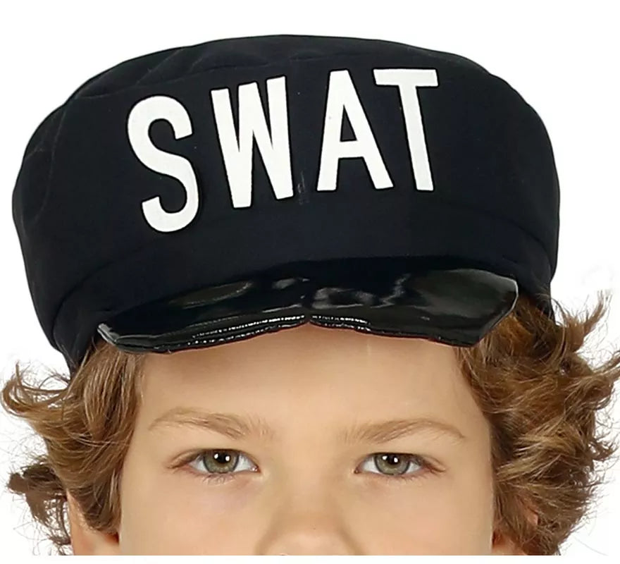 Translation missing: it.Disfraz de Agente Swat para niño