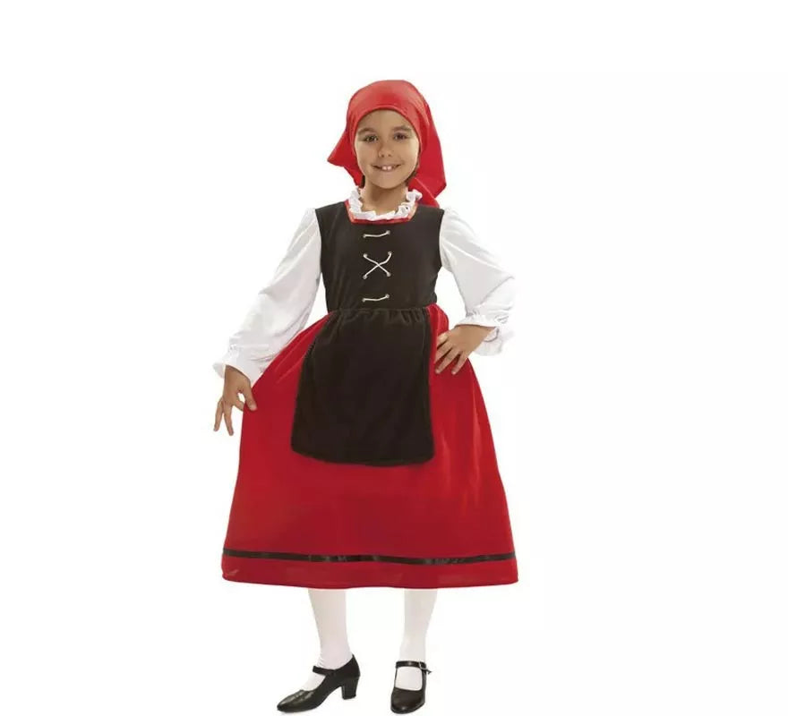 Translation missing: it.Disfraz de Aldeana o Pastora para Niña
