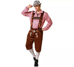 Costume tradizionale tedesco marrone per uomo