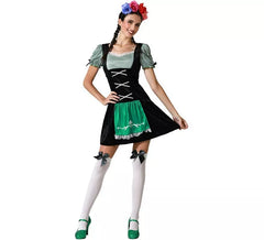 Costume tradizionale tedesco nero per donna
