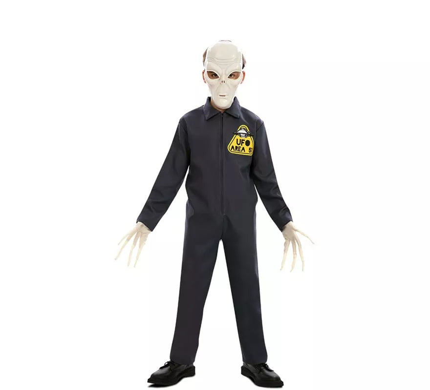 Translation missing: es.Disfraz de Alien Área 51 para niño