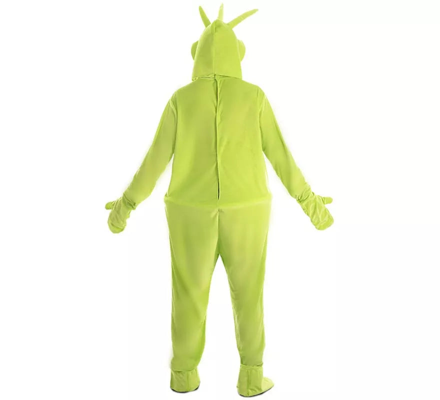 Disfraz de Alien de televisión verde para adultos