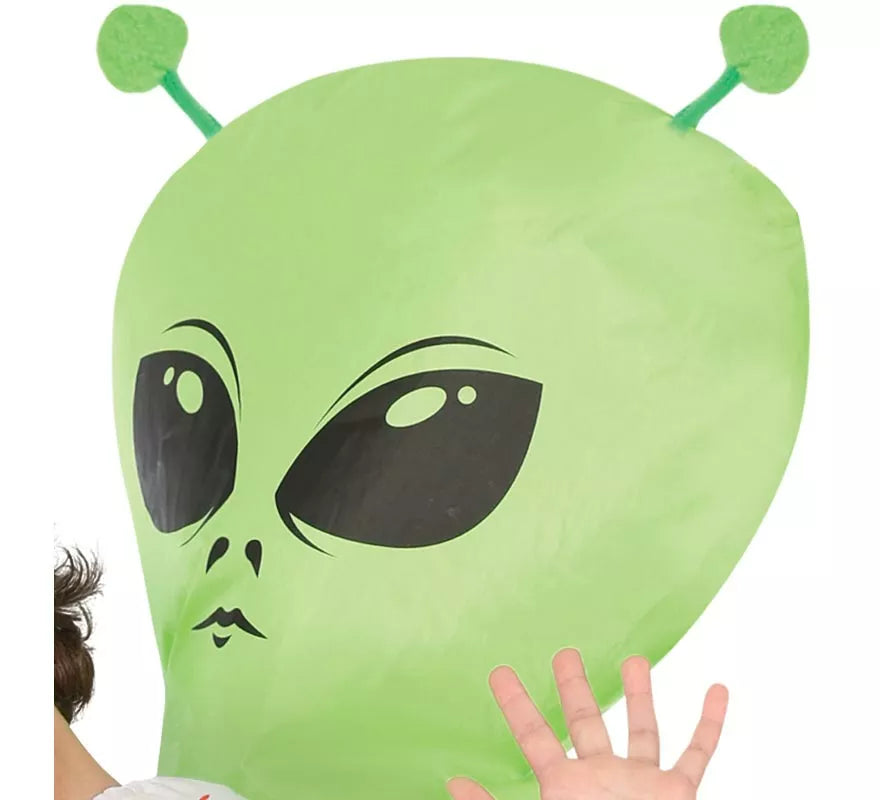 Translation missing: it.Disfraz de Alien verde hinchable o inflable para niño