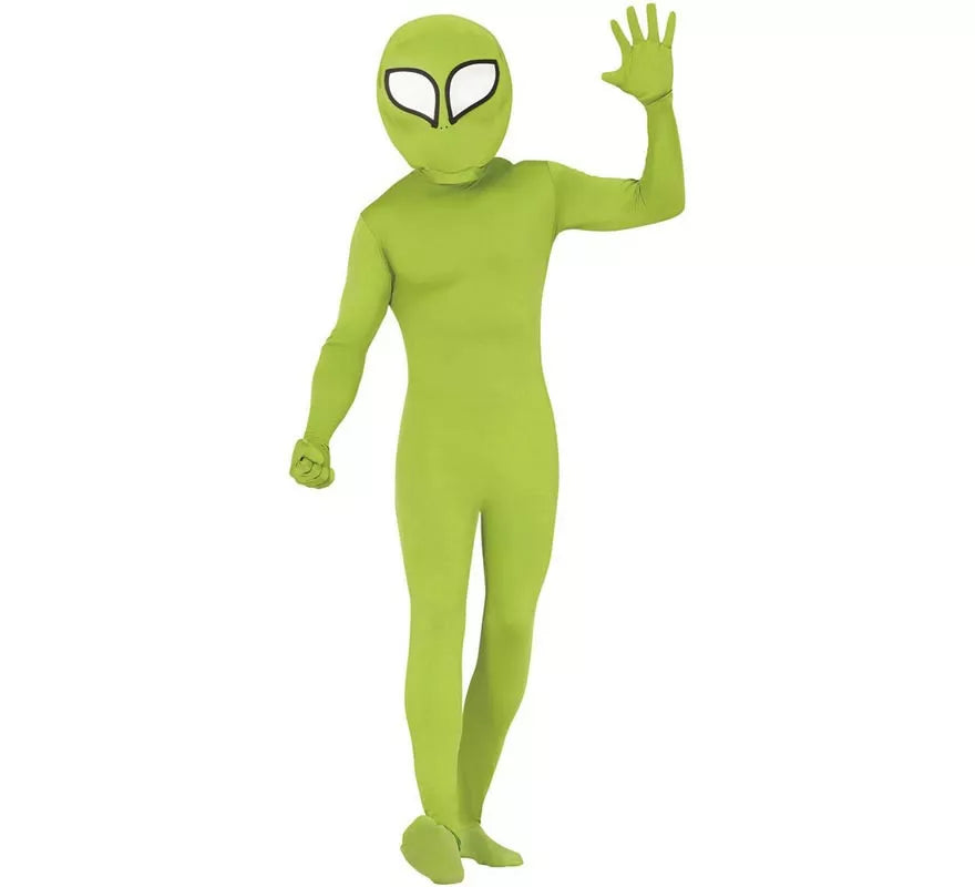 Translation missing: it.Disfraz de Alien verde para hombre
