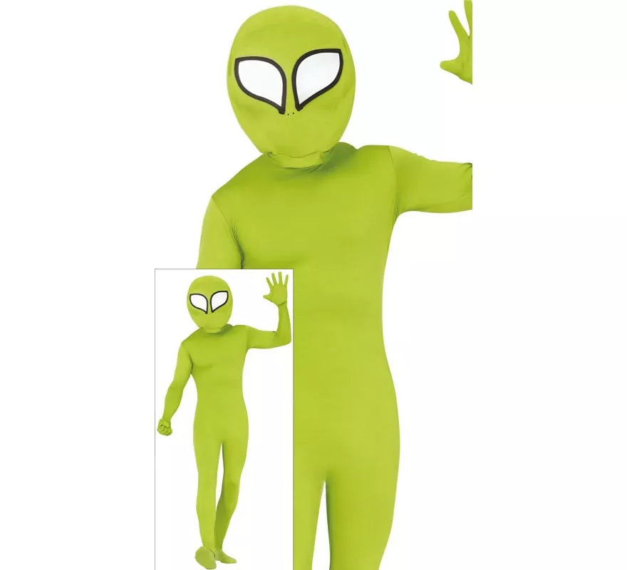 Translation missing: it.Disfraz de Alien verde para hombre