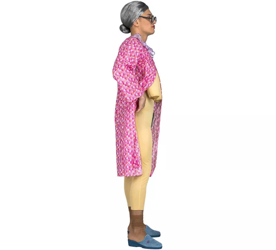 Disfraz de Anciana Exhibicionista para hombre