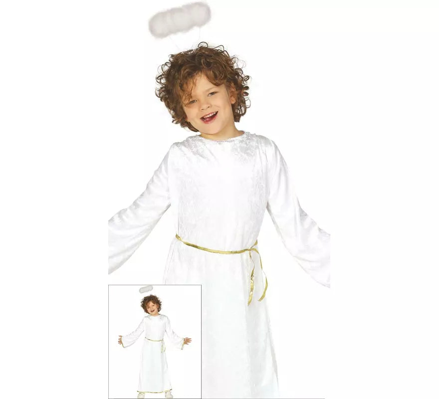 Translation missing: it.Disfraz de Ángel Blanco para niños