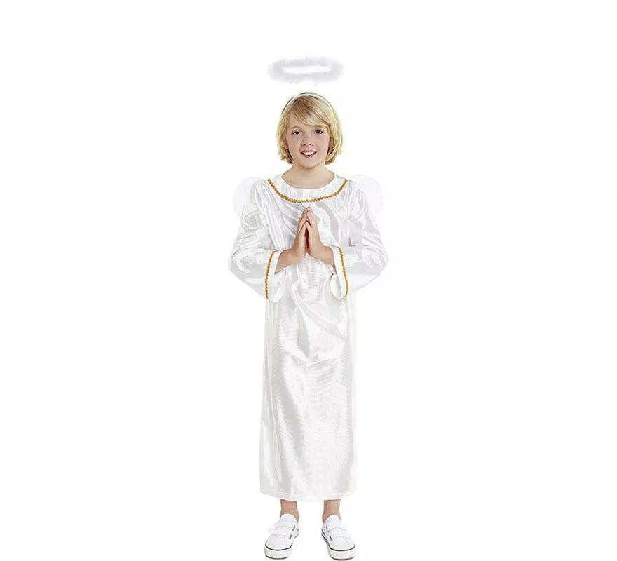Translation missing: es.Disfraz de Ángel con Alas y Halo para bebé y niños