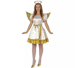 Costume da angelo d'oro per donna