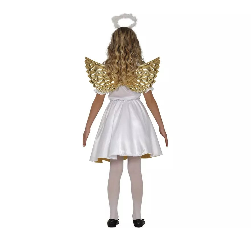 Translation missing: it.Disfraz de Ángel dorado para niña