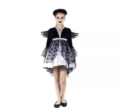 Costume da Angelo Nero per bambina