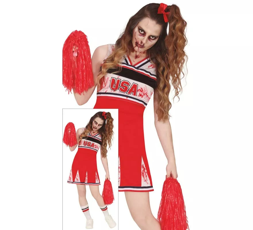 Translation missing: es.Disfraz de Animadora Cheerleader Zombie