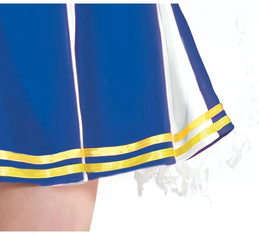 Translation missing: es.Disfraz de Animadora del Equipo Azul para adolescente