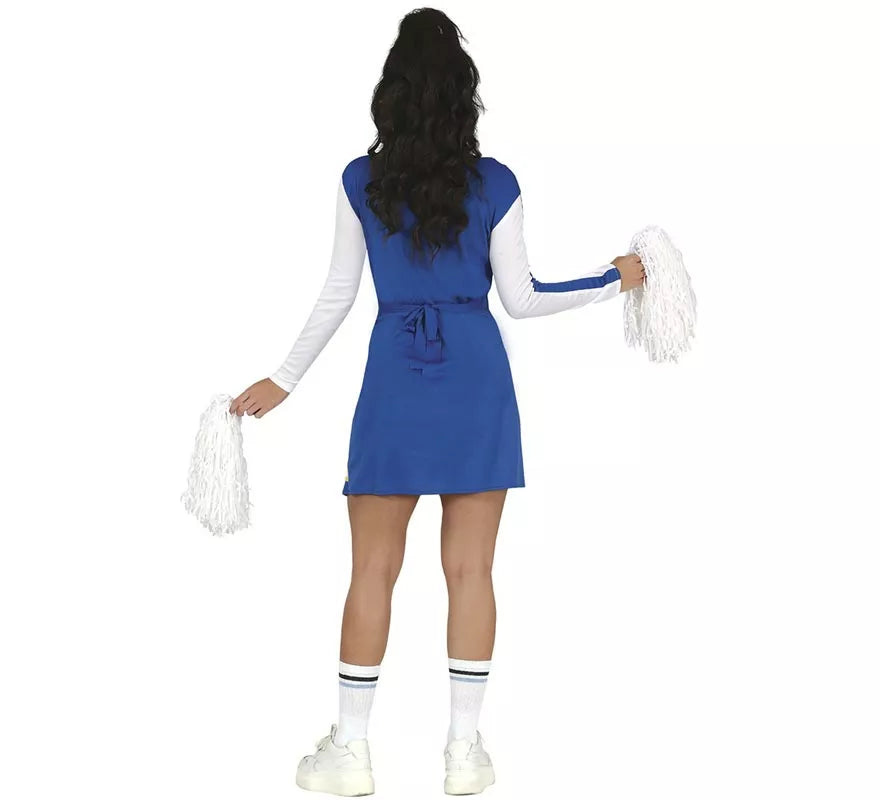 Translation missing: it.Disfraz de Animadora del Equipo Azul para mujer