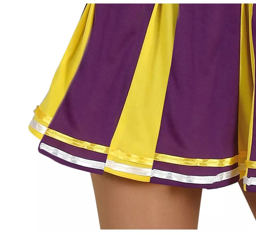 Translation missing: it.Disfraz de Animadora del Equipo Morado para adolescente