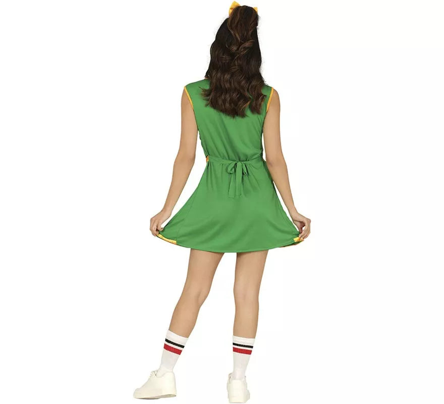 Translation missing: it.Disfraz de Animadora verde para mujer