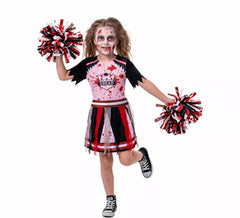 Costume da cheerleader zombie per bambina