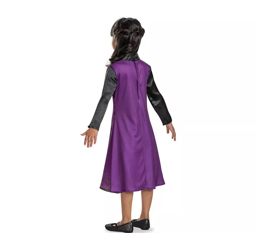 Translation missing: it.Disfraz de Anna Frozen traje morado para niña