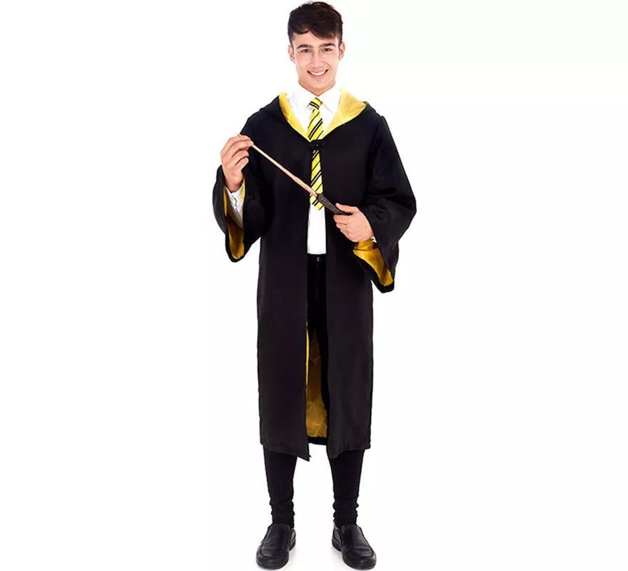 Translation missing: es.Disfraz de Aprendiz de Mago Amarillo para hombre