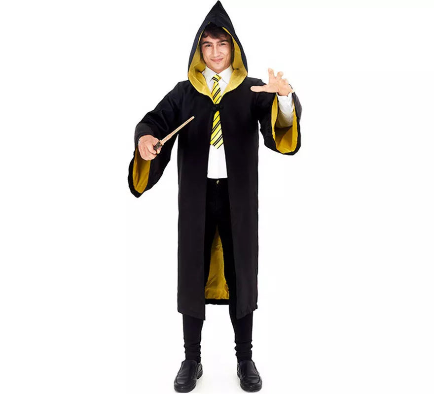 Translation missing: it.Disfraz de Aprendiz de Mago Amarillo para hombre