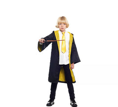 Costume da apprendista mago giallo per bambino