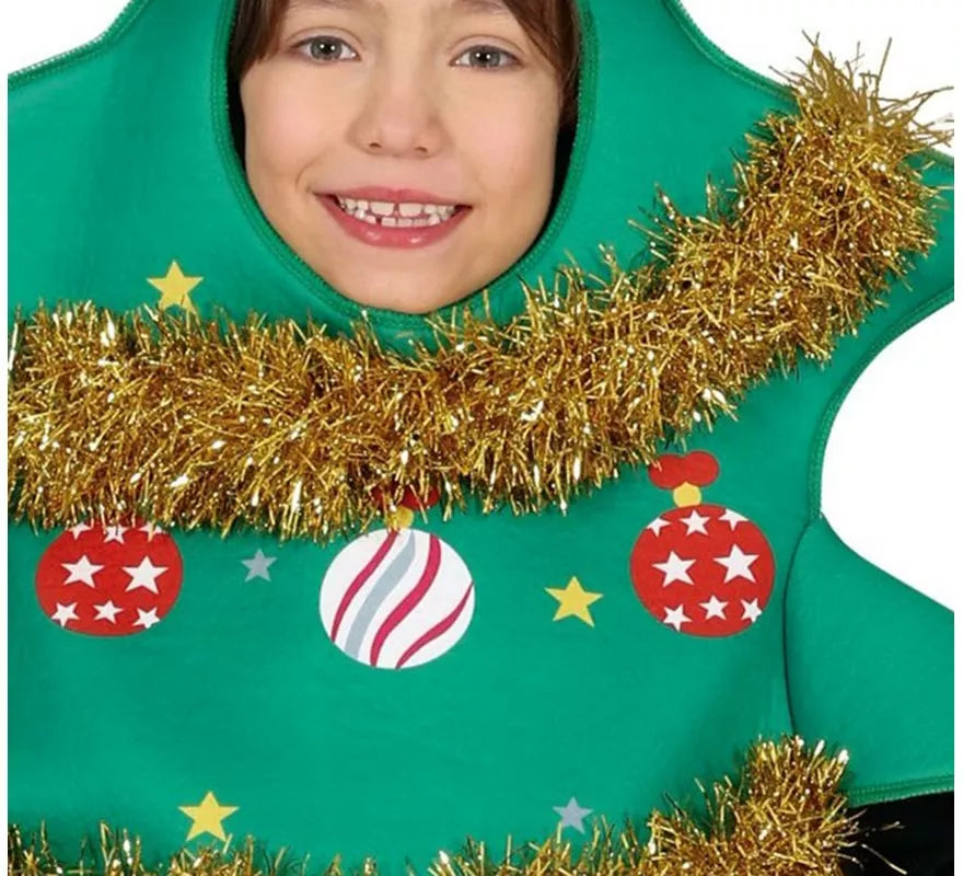 Translation missing: it.Disfraz de Árbol de Navidad decorado con estrella para niños
