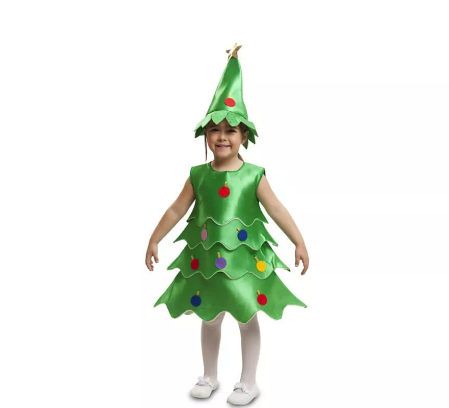 Translation missing: es.Disfraz de Árbol de Navidad para niña