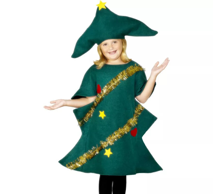 Translation missing: it.Disfraz de Árbol de Navidad Verde para niños