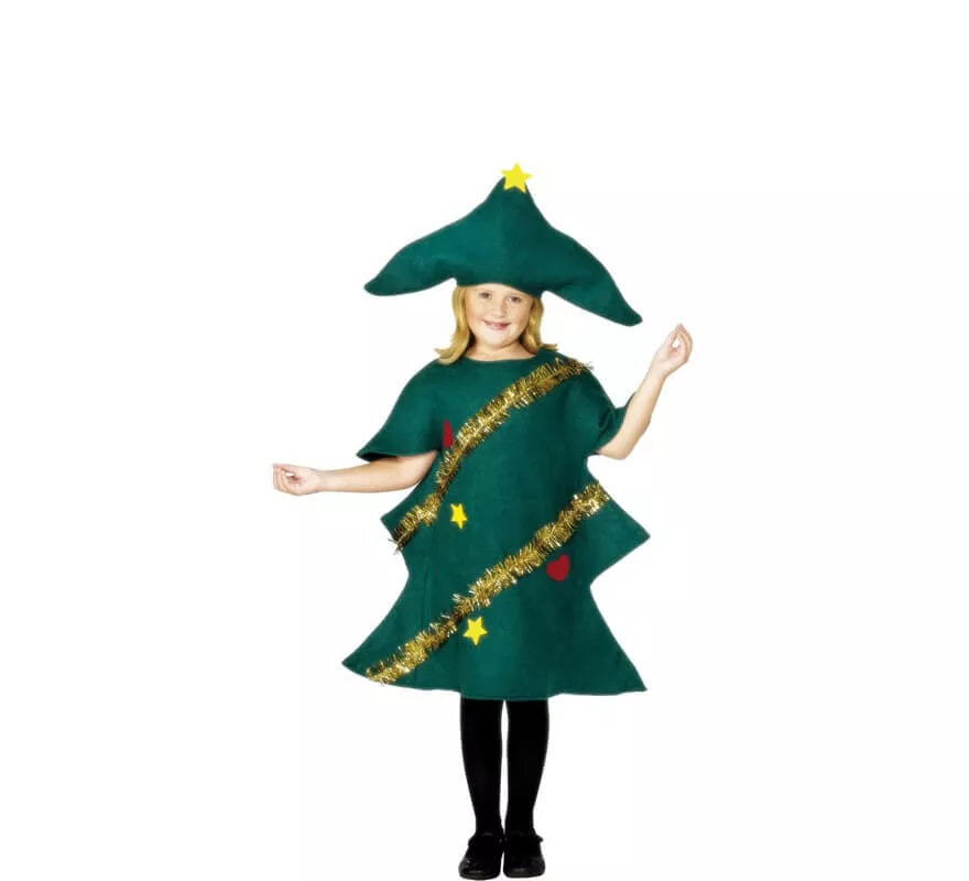 Translation missing: it.Disfraz de Árbol de Navidad Verde para niños