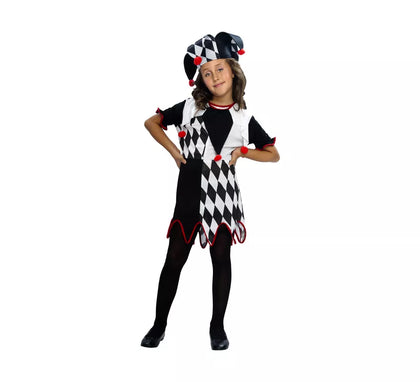 Disfraz de Arlequina para niñas