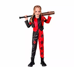 Costume da Arlecchino pericoloso per bambine