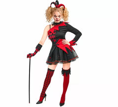 Costume da Arlecchina Sinistra per donna