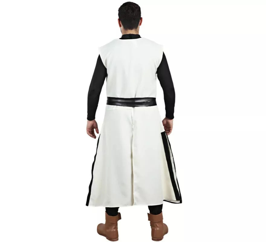 Translation missing: it.Disfraz de Armero Medieval blanco para hombre