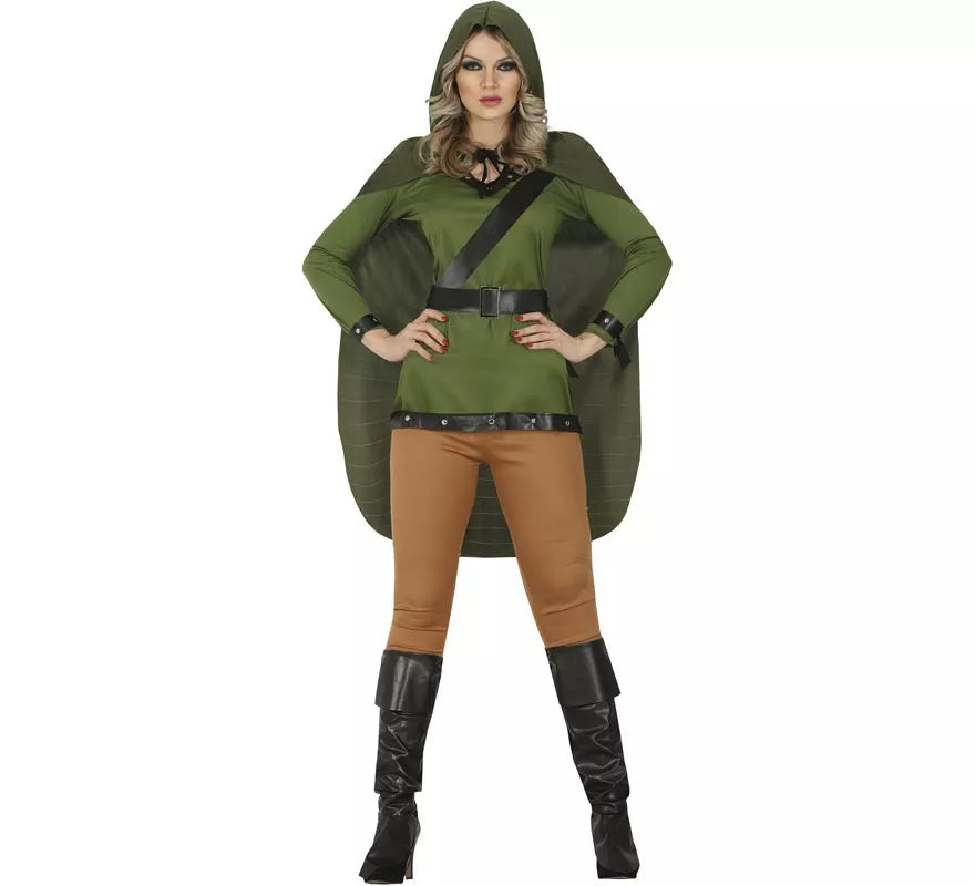 Translation missing: it.Disfraz de Arquera Verde para mujer