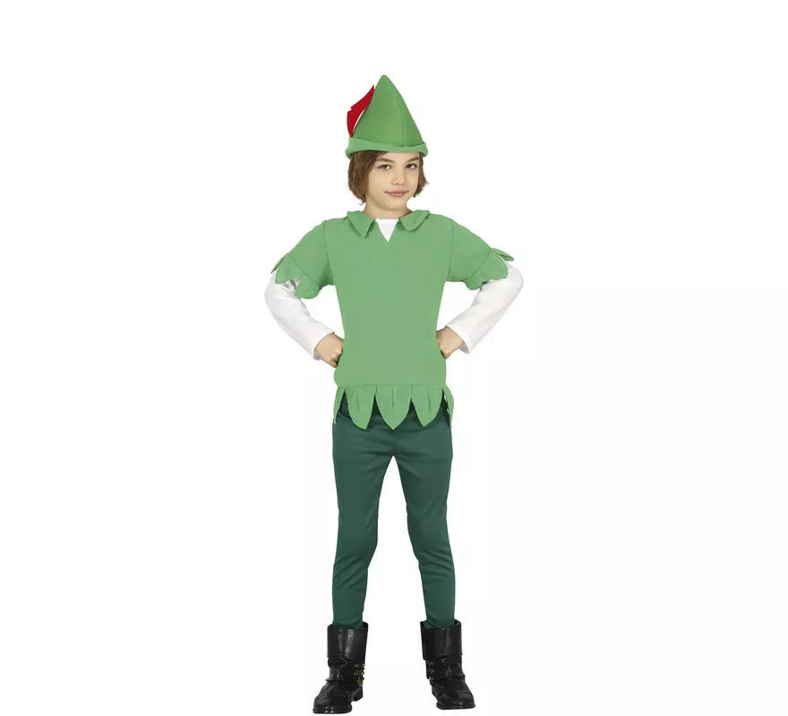 Translation missing: es.Disfraz de Arquero Verde del Bosque para niño