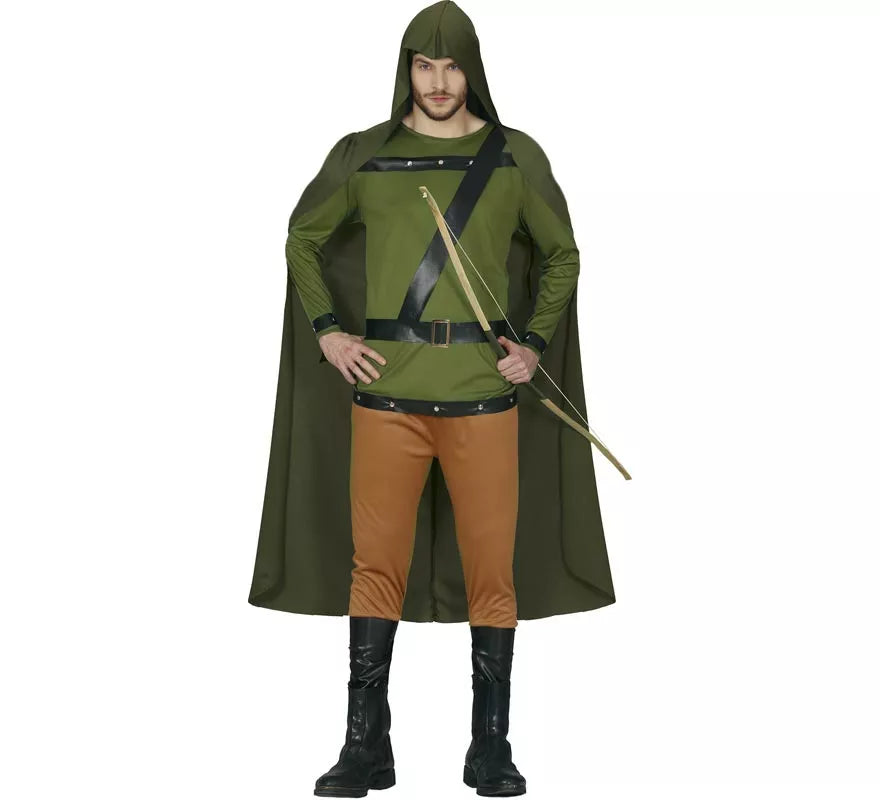Translation missing: es.Disfraz de Arquero Verde para hombre