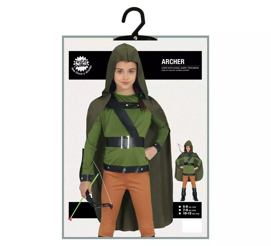 Translation missing: it.Disfraz de Arquero Verde para niños