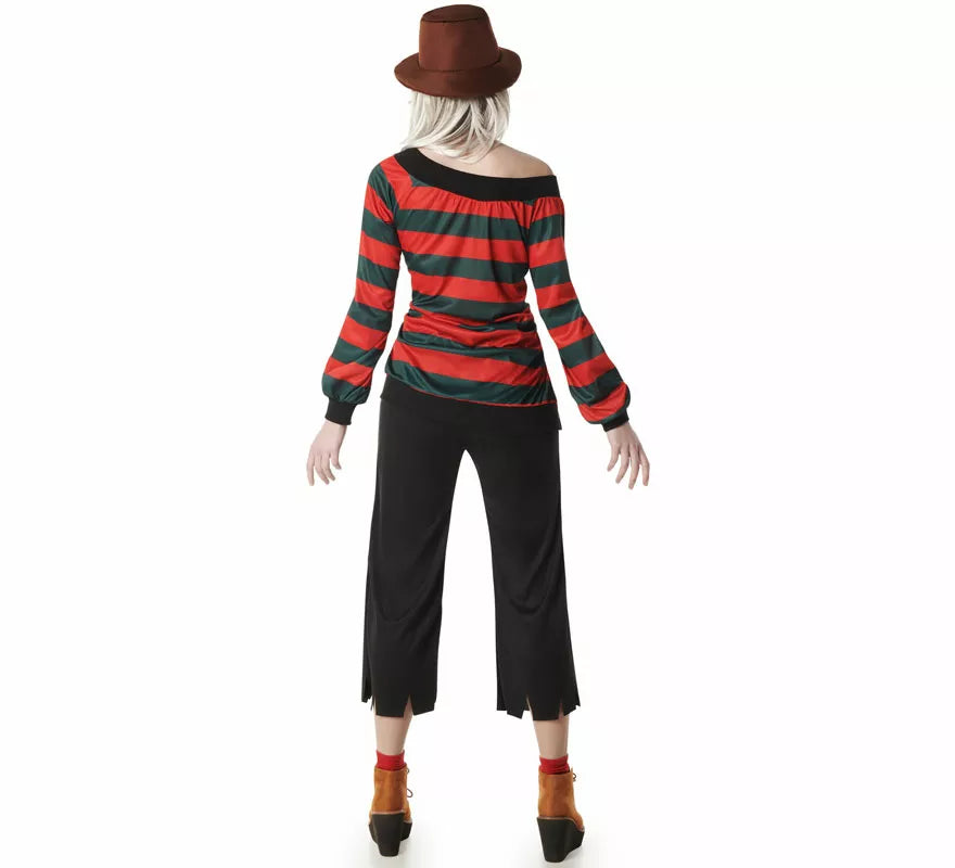Translation missing: it.Disfraz de Asesina de Pesadilla con Sombrero para mujer
